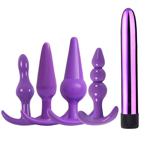 7pcs Anal Plug Vibrator Set - Dom's Realm Store BDSM Shibari