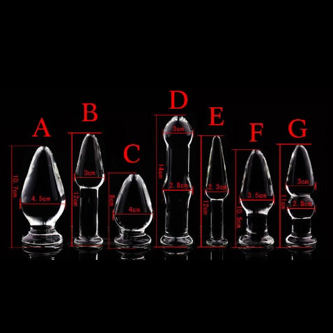 Pyrex Glass Anal Plug Dom's Realm Pyrex Glass Anal Plug Dom's Realm