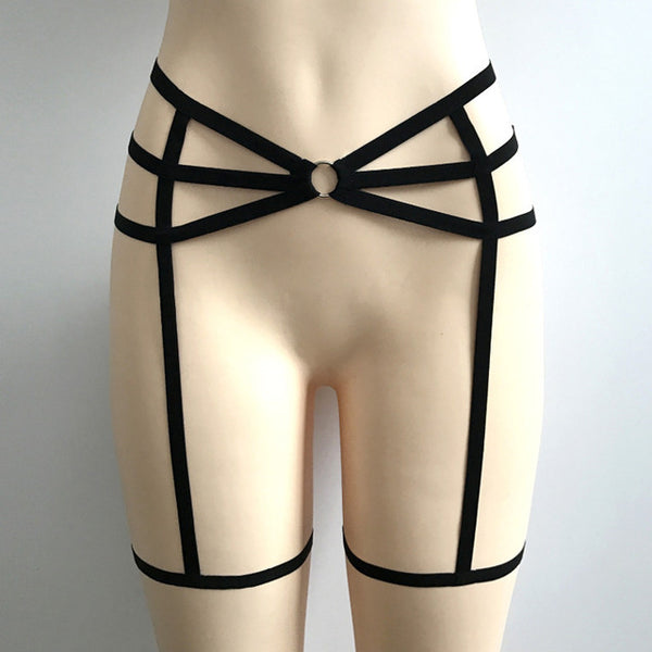 Belt Stockings Suspenders - Dom's Realm Store BDSM Shibari