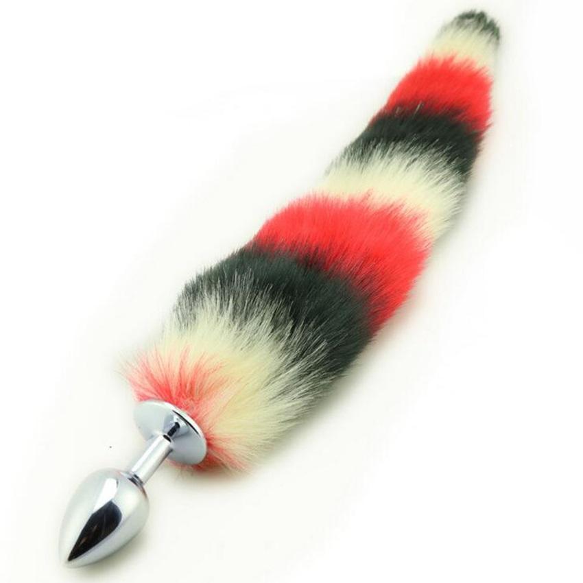 Faux Fox Tail Anal Plug Dom's Realm Faux Fox Tail Anal Plug Dom's Realm