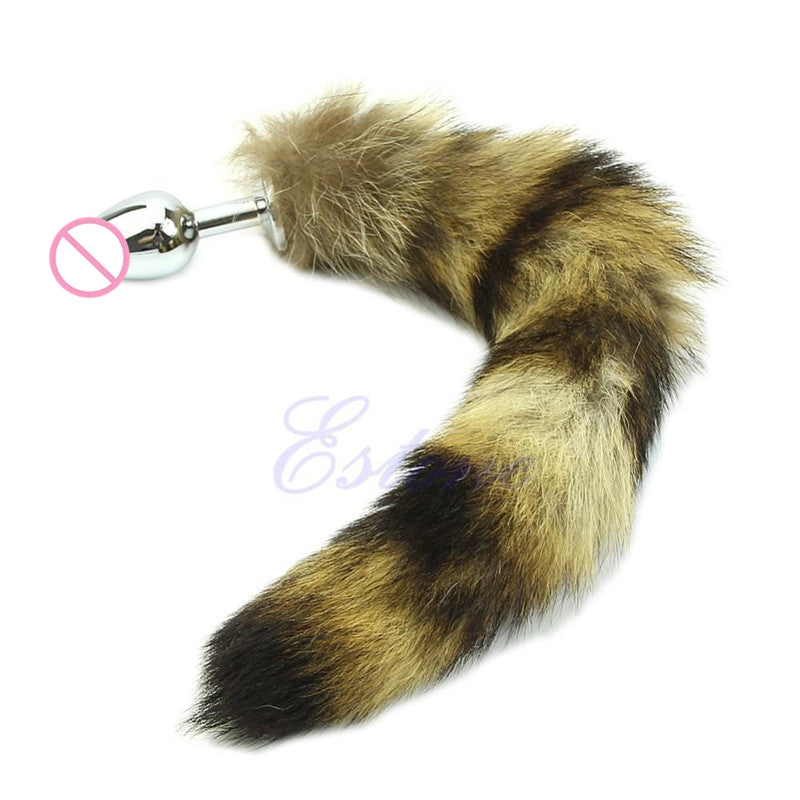 Raccoon Tail Anal Plug Dom's Realm Raccoon Tail Anal Plug Dom's Realm