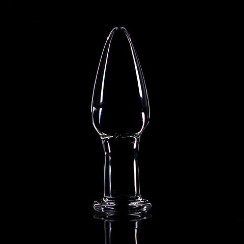 Pyrex Glass Anal Plug - Dom's Realm Store BDSM Shibari