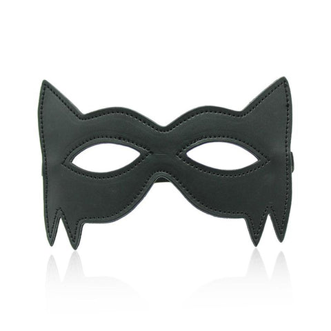 Cat Leather Mask With Elastic Band - Dom's Realm Store BDSM Shibari