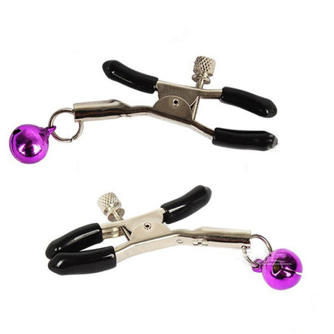 Bell Nipple Clamps - Dom's Realm Store BDSM Shibari